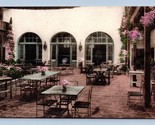 Paseo Tea Garden Santa Barbara CA UNP Hand Colored Albertype Postcard F18 - $6.88