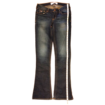 HOLLISTER Jeans Womens 5R 27x33 Dark Wash Low Rise Straight Leg Y2K Jeans - $14.98