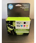 Genuine HP 952XL Black 952 Cyan Magenta Yellow OEM Ink Cartridge Exp: OC... - €110,15 EUR