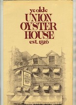 Union Oyster House Menu &amp; Postcard Boston Massachusetts 1992 - £30.67 GBP