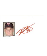 Rob Bowen Autographed 3x5 Index Card Baseball Signed - $13.67 CAD