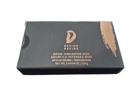 NEW Design Define Brow Dimension Duo Medium Brown By Regis Corporation - £5.90 GBP