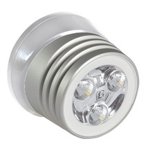 Lumitec Zephyr LED Spreader/Deck Light - Brushed White Base - White Non-Dimming  - $138.07