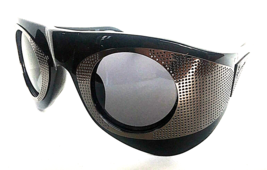 New Linda Farrow Todd Lynn TL/3/4 Black Gold Perforated Sunglasses Japan - $349.99