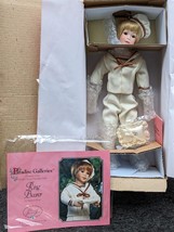 Paradise Galleries Ring Bearer Victorian Bridal Party 10&quot; Porcelain Doll Rose - £15.81 GBP