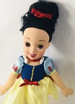Disney Snow White Princess doll-12&quot; Nice Hair vinyl face plush soft body Rare! - £24.03 GBP