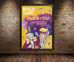 CHARLIE And The CHOCOLATE FACTORY Book Poster - Roald Dahl Wall Art Deco - £3.85 GBP
