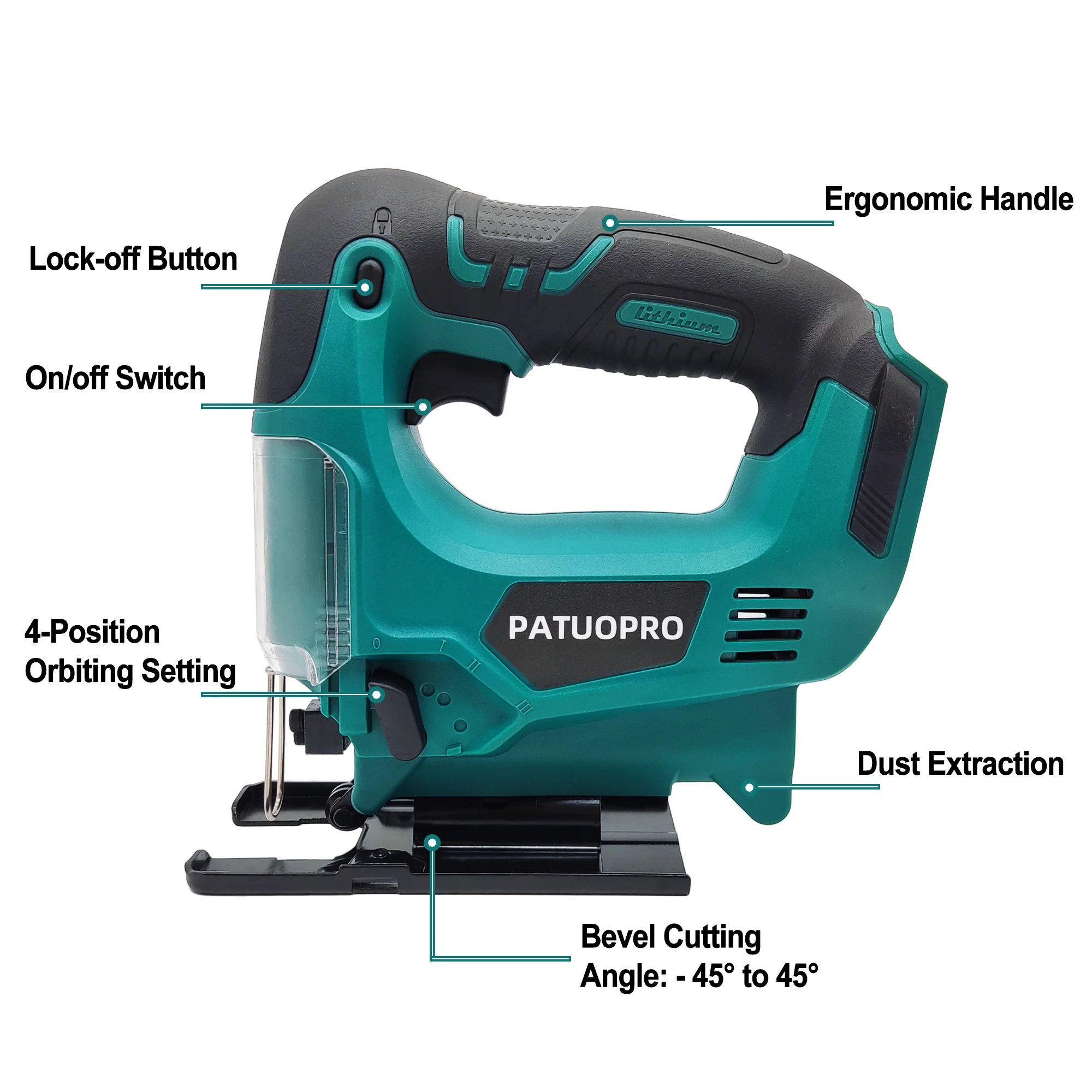 Cordless Electric Jig Saw Portable aw Multi-Function wor Tools fit Makita 18V Ba - £127.71 GBP