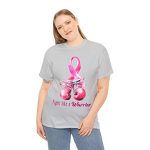 breast cancer fight like a warrior t shirt women and men Unisex Heavy Cotton Tee - £11.22 GBP+
