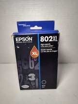 New Genuine Epson 802XL Black Ink Cartridges  - $271.46 MXN