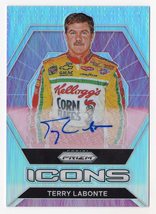 Terry Labonte 2022 Panini Prizm Racing Icons Silver Prizm Autograph Signed Nasca - £35.41 GBP