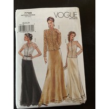 Vogue Misses Camisole Skirt Sewing Pattern 7798 Sz 20 - 24 - Uncut - £8.56 GBP