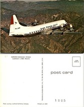 Garuda - Indonesian Airways Lockheed L-188C Electra Plane Flying VTG Postcard - £7.51 GBP
