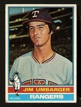 Texas Rangers Jim Umbarger 1976 Topps # 7 VG+/EX - £0.39 GBP