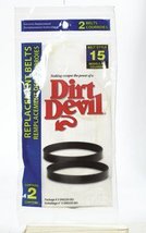 6 Genuine Royal Dirt Devil Style 15 Belts Use In Dirt Devil Bagged Vacuu... - £7.35 GBP