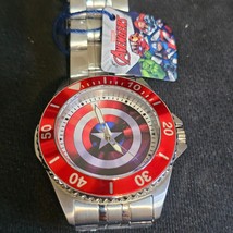 marvel avengers watch 46mm , brand new w/tags &amp; box low priced - $33.17