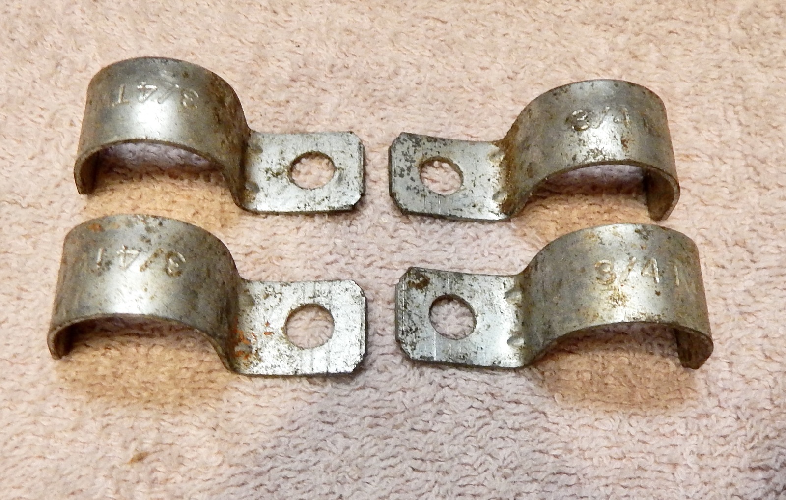 Rigid One Hole Steel Straps 3/4&quot; You Choose How Many Madison 247F - $3.89+