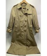 Vintage Women&#39;s BURBERRYS Coat Jacket Nova Check Lining Beige Size 16 Lo... - £274.23 GBP