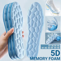 5D Memory Foam Sports Orthopaedic Massage Insoles For Shoes Women Men Br... - $5.90