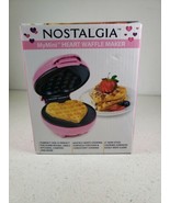 Nostalgia My Mini Heart Waffle Maker, Pink - $17.50