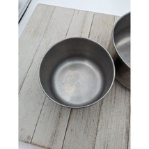 Set of 2 Trend Stainless Steel Mixing Bowl Serving Small 5 1/2&quot; 4&quot; - £11.95 GBP