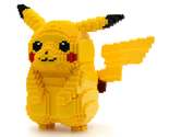 Pikachu (Pokemon) Brick Sculpture (JEKCA Lego Brick) DIY Kit - $87.00