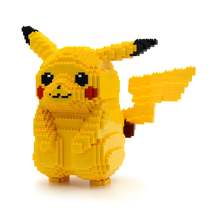 Pikachu (Pokemon) Brick Sculpture (JEKCA Lego Brick) DIY Kit - £68.74 GBP