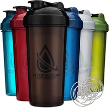 Hydra Cup [6 Pack] 28-Ounce Shaker Bottles With Wire Whisk, Six Color Set. - £35.35 GBP