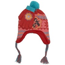 NEW Girls Disney Elena of Avalor Fleece Lined Hat with Gloves Ear Covers - £7.46 GBP