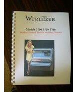 Wurlitzer Model 3700/3710/3760 Jukebox Manual - $34.64