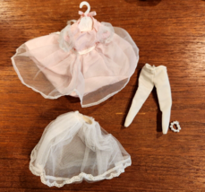 VTG Madeline and Friends Doll 7&quot; Pink Dress-HANGER-Stockings-NECKLACE 19... - £18.53 GBP