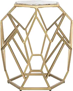 Safavieh Home Ava Multicolored and Gold Geometric Accent Table - $230.99