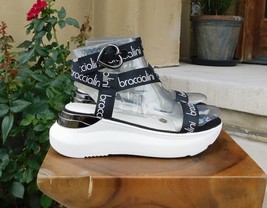 Ankle Strap Wedge Sandal by Tua by Braccialini, 37 EU (6.5 US), black color, EPC - £43.61 GBP
