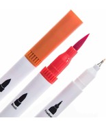 Water Based Art Markers - 16 Colors for Lettering, Coloring, Dual Brush ... - $19.02 CAD