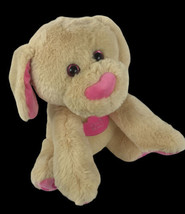 Kellytoy Puppy Love Beige Tan Dog 12” Plush Stuffed Animal Valentines - £10.99 GBP