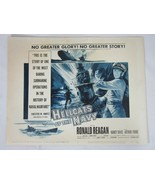 Hellcats of the Navy 1957 Original Lobby Title Card #1 11x14 Ronald Reag... - £77.84 GBP