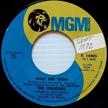 The Osmonds - Hold Her Tight / Love Is [7&quot; 45 rpm Single] MGM K 14405 - £1.81 GBP