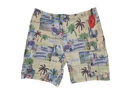Tommy Bahama Board Shorts Mens Huladay Vacation Hawaiian Collage Cargo Aloha 40 - £37.41 GBP