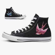 Sparrow - Custom Black High Top Converse - Men&#39;s And Women&#39;s Shoes - £143.08 GBP