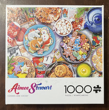 Buffalo Games 1000 Pc Jigsaw puzzle  “Cookies and Cocoa” by Aimee Stewart - £13.58 GBP