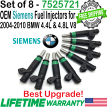 OEM Siemens x8 Best Upgrade Fuel Injectors for 2006, 07, 2008 BMW 750Li 4.8L V8 - £141.34 GBP