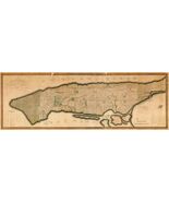 PETER MAVERICK New York and the Island of Manhattan 19" x 54.5" Offset L... - $163.35