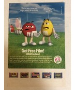 2001 M&amp;Ms Chocolate Candy Vintage Print Ad Advertisement pa31 - $7.91