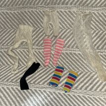 Vintage Barbie Socks, Tights, Leggings Lot 70s-80s E4 - $19.35