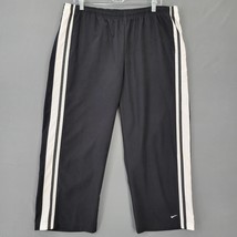 Nike Women Pants Size XL Black Athletic Classic Elastic Waist Sporty Pull-On Tie - £12.03 GBP