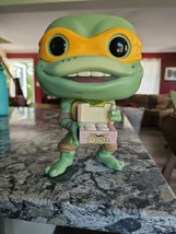 9&quot; TMNT Teenage Mutant Ninja Turtles Michelangelo vinyl action figure st... - $369.07 MXN