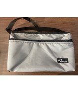 Vintage Lebo Custom Lite Voyager Cassette Tape Carry Case Grey Nylon Lik... - $26.72