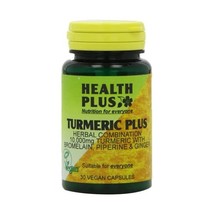 Health Plus Turmeric Plus Joint and Digestive Plant Supplement - 30 Caps... - $23.00