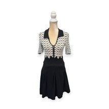Anthropologie Knitted and Knotted Rideau Sweater Dress Size S Small Black - £31.64 GBP