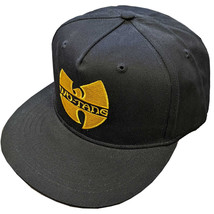 Wu-Tang Clan Embroidered Logo Adjustable Snapback Hat Black - £21.10 GBP